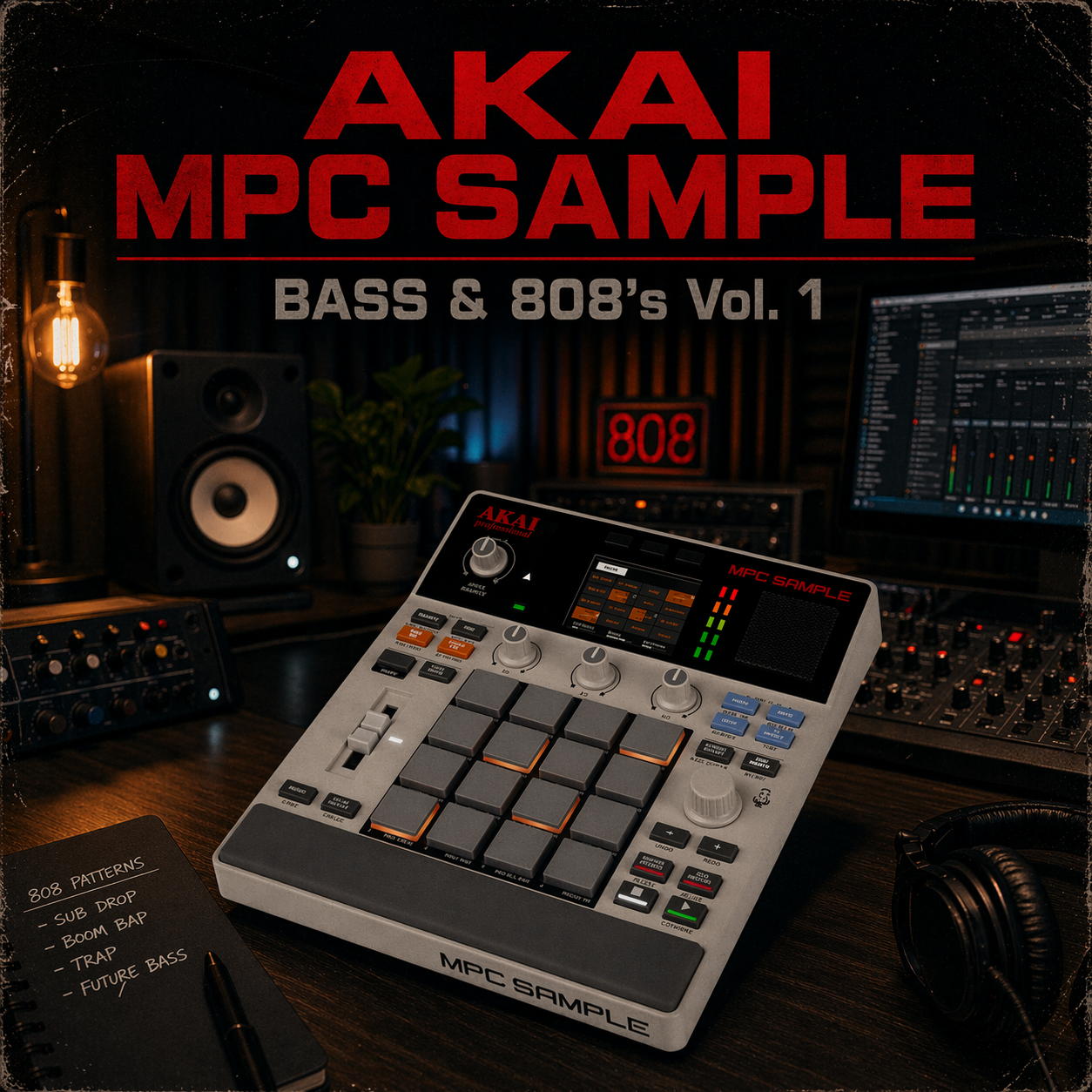 Akai MPC Sample: Bass & 808's Vol. 1
